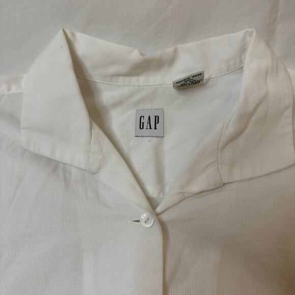 Gap Button Down Corduroy Shirt Staple Preppy Collegiate Academia Lrg 100% cotton - Picture 5 of 9